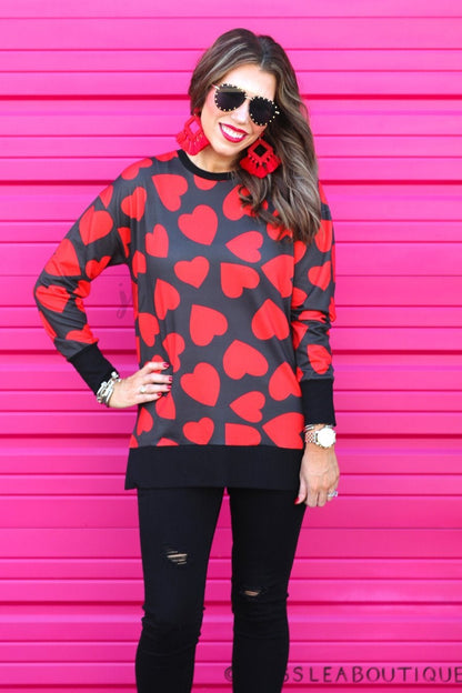 Valentine's Night Heart Everyday Tunic
