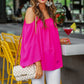 Charlotte Cold Shoulder Top