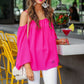 Charlotte Cold Shoulder Top