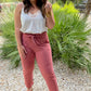 Slice of Style Paper Bag Pants