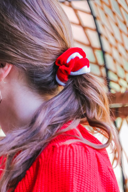 Velvet Christmas Scrunchie