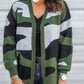 Caleb Camo Knit Cardigan