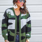Caleb Camo Knit Cardigan