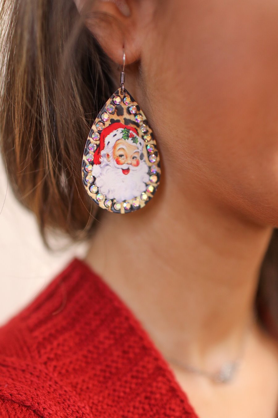 Christmas Santa Earrings