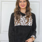 Larissa Leopard Fleece Pullover