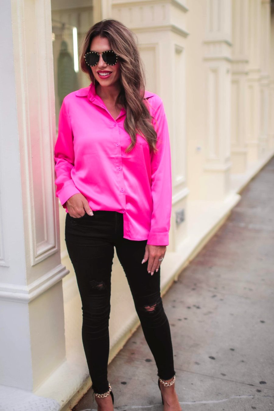 Boss Babe Button Up Top - Jess Lea Wholesale