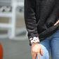 Larissa Leopard Fleece Pullover