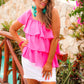 Out In The Sun Ruffle Top