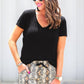 Sassy Snake Print Drawstring Everyday Shorts