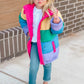 Kid's Rainbow Puffer Jacket