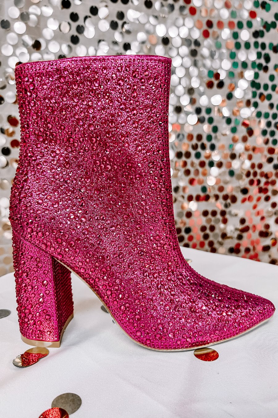 Dripping In Rhinestones Booties - Jess Lea Wholesale