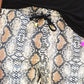 Sassy Snake Print Drawstring Everyday Shorts