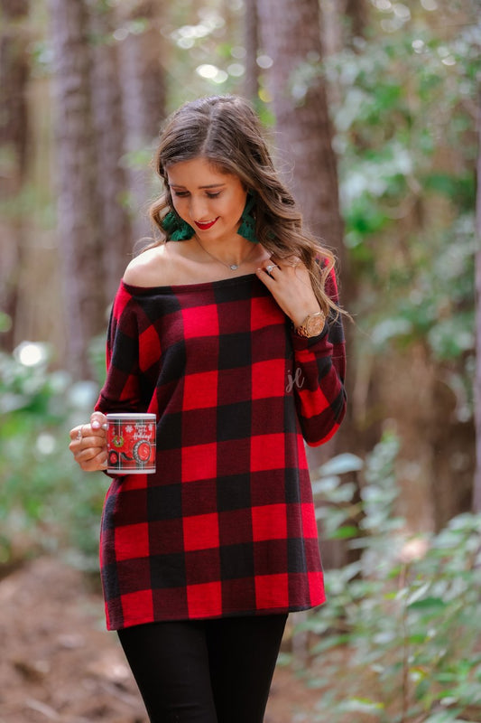 Bentley Buffalo Plaid Top