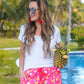 Happy Hour Drawstring Everyday Shorts