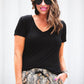 Sassy Snake Print Drawstring Everyday Shorts