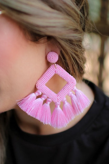 Ellie Fringe Drop Earrings