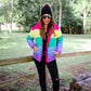 Adult Rainbow Puffer Jacket - Jess Lea Wholesale