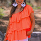 Out In The Sun Ruffle Top