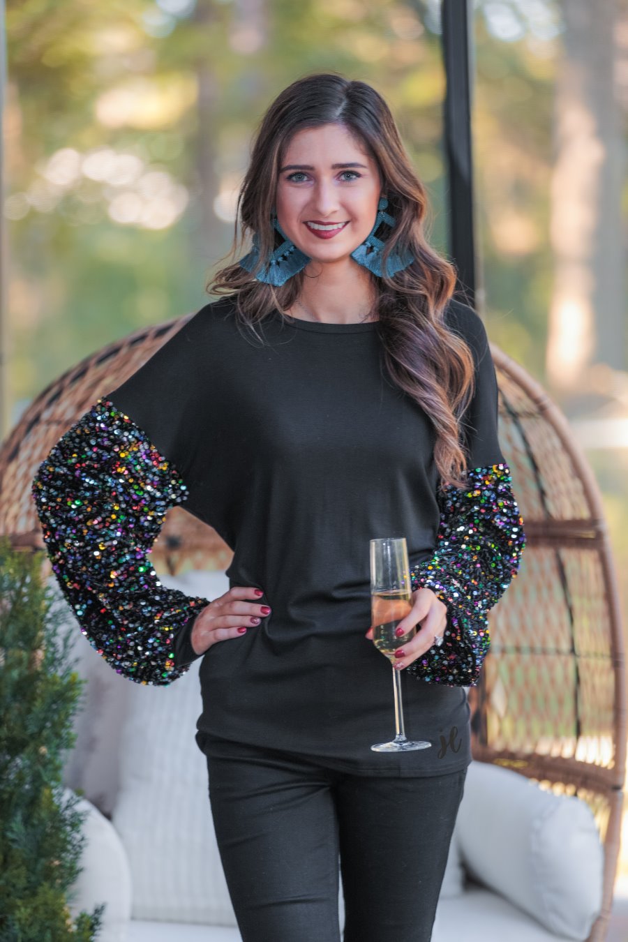 Vegas Lights Sequin Top - Jess Lea Wholesale