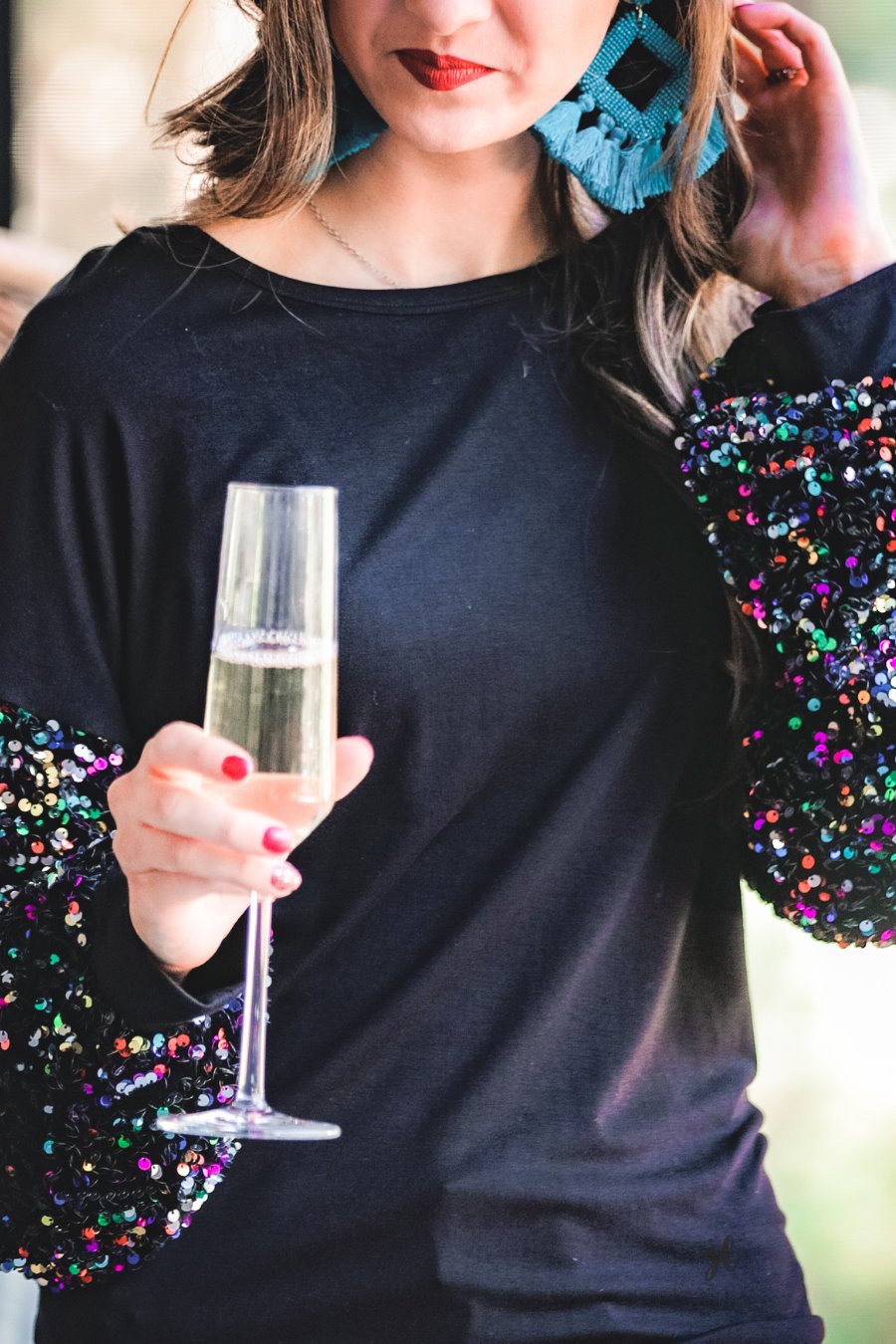 Vegas Lights Sequin Top - Jess Lea Wholesale