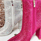 Dripping In Rhinestones Booties