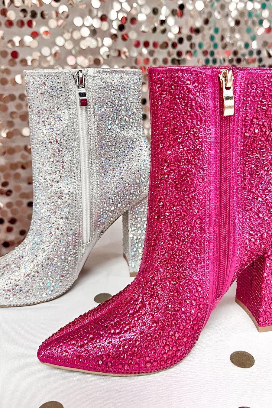 Dripping In Rhinestones Booties