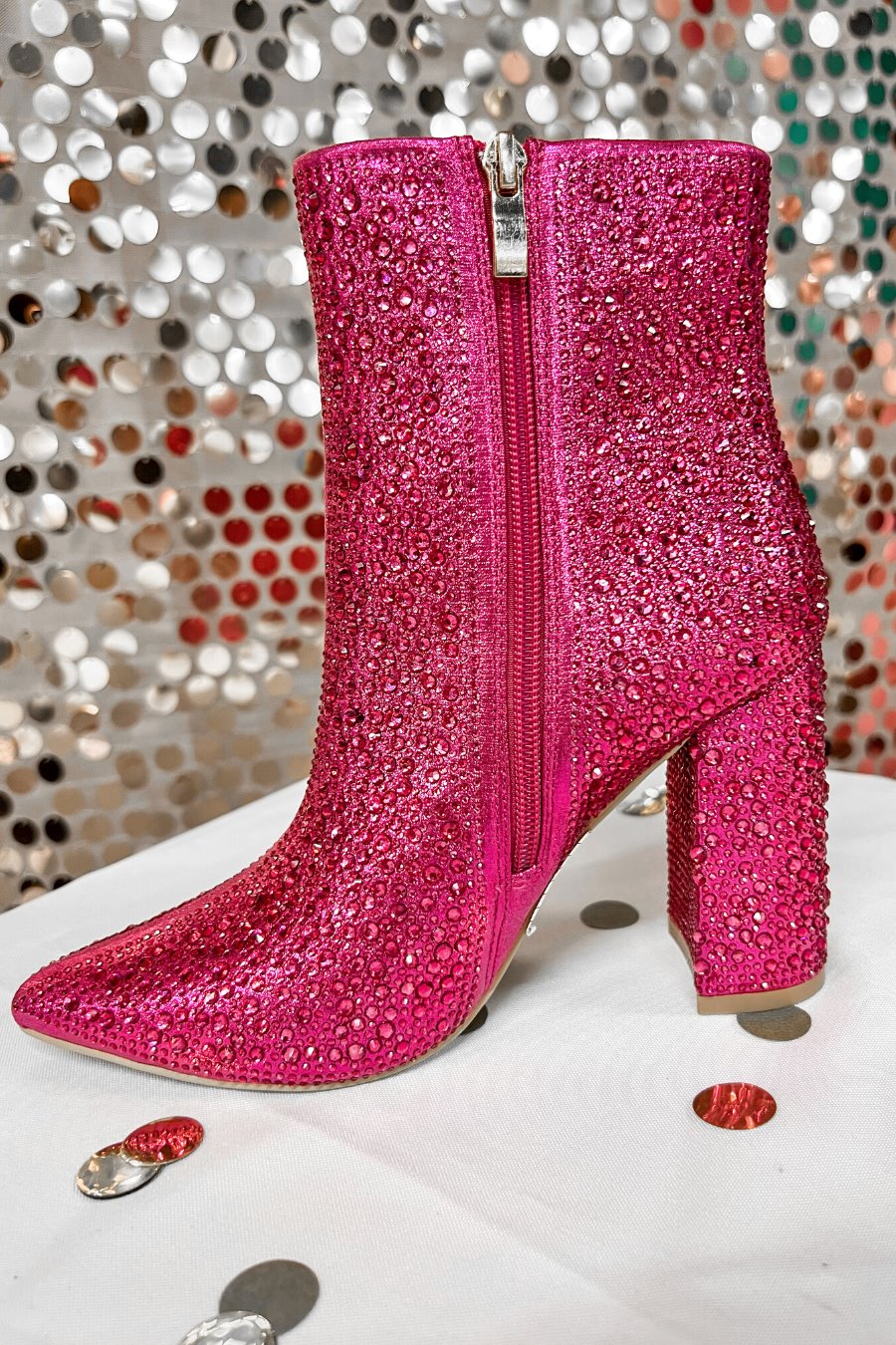 Dripping In Rhinestones Booties