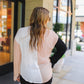 Kylan Color Block Pocket Top