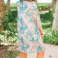 Hot Tropic Blush Palm Kimono