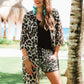 Side Hustle Leopard Kimono