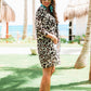 Side Hustle Leopard Kimono