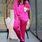 Slumber Party Satin Lounge Set