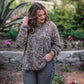 Landon Leopard Waffle Top
