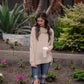 Walker Cowl Neck Waffle Top