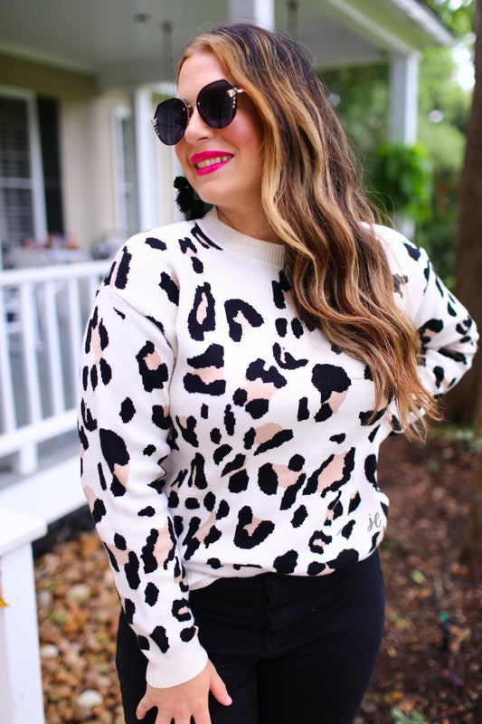 Breckenridge Bound Leopard Sweater