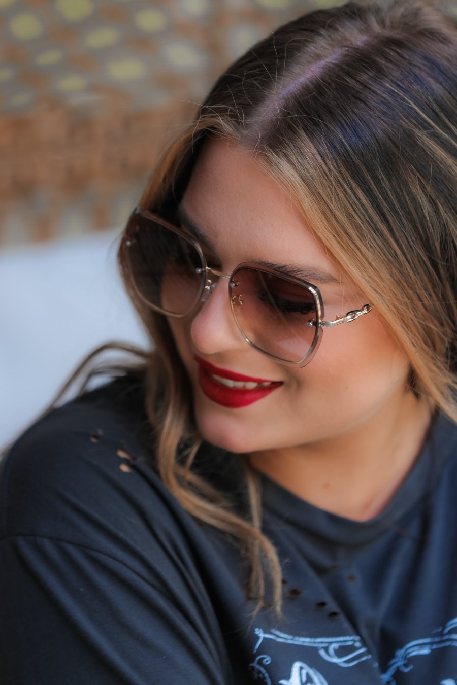 Setting Trends Chain Sunglasses - Jess Lea Wholesale