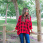 Apple Orchard Plaid Lightweight Sweater