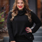 Walker Cowl Neck Waffle Top