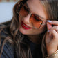 Honey Bee Square Framed Sunglasses