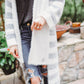 Mckenna Striped Drape Cardigan