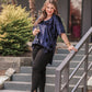Grand Entrance Velvet Tunic Top
