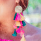 Claire Tiered Tassel Earrings