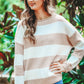 Coffee Run Striped Sweater