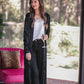 Stroke of Midnight Velvet Duster