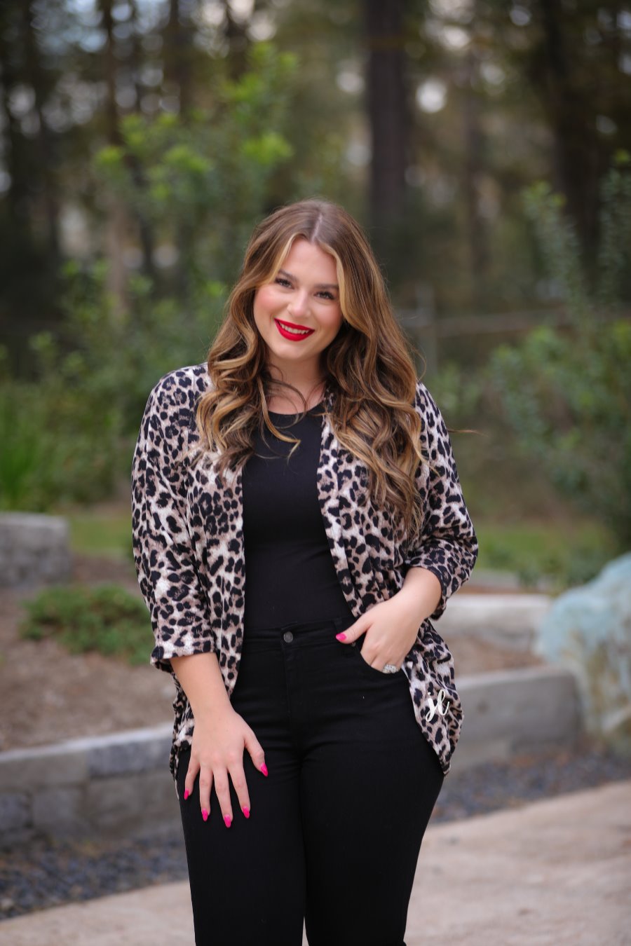 Sierra Cocoon Leopard Cardigan