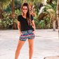 Lisa Leopard Drawstring Everyday Shorts