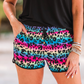 Lisa Leopard Drawstring Everyday Shorts - Jess Lea Wholesale