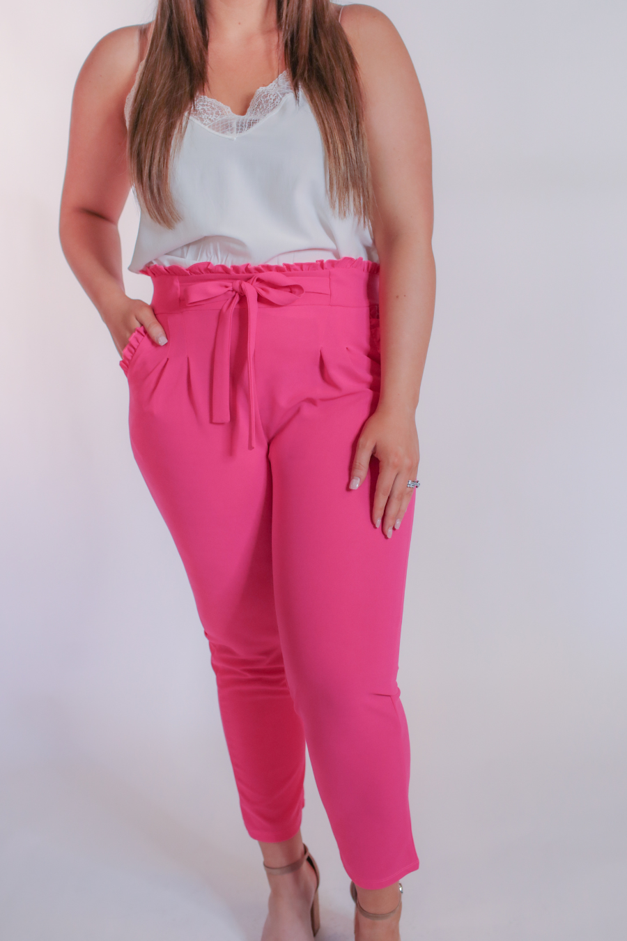 Slice of Style Paper Bag Pants