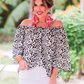 Sweet Attention Cold Shoulder Top