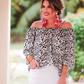 Sweet Attention Cold Shoulder Top